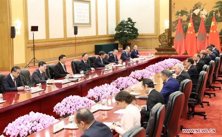 Xi Meets Morocco's Prime Minister