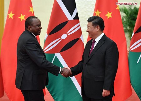 Xi Meets Kenyan President